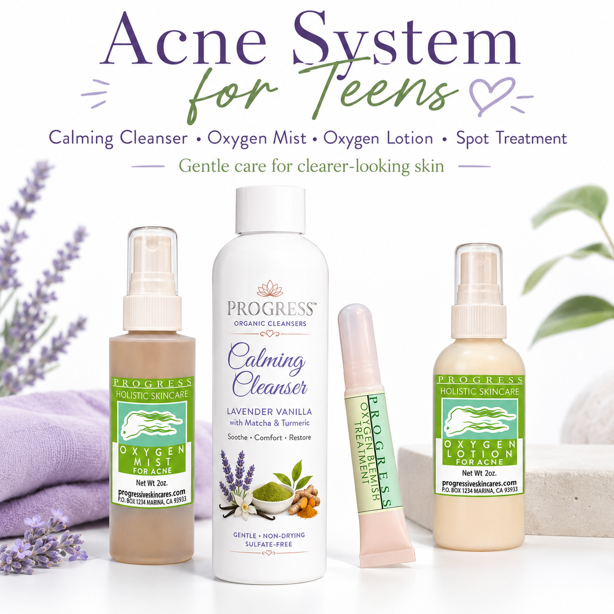 Acne Skincare System For Teens