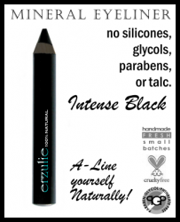 Organic Eyeliner Pencil  Intense Black Chubby Eyeliner/ Eyebrow Pencil |  Organic Makeup | Cruelty Free Cosmetics  Chubby Size Eyeliner Pencil