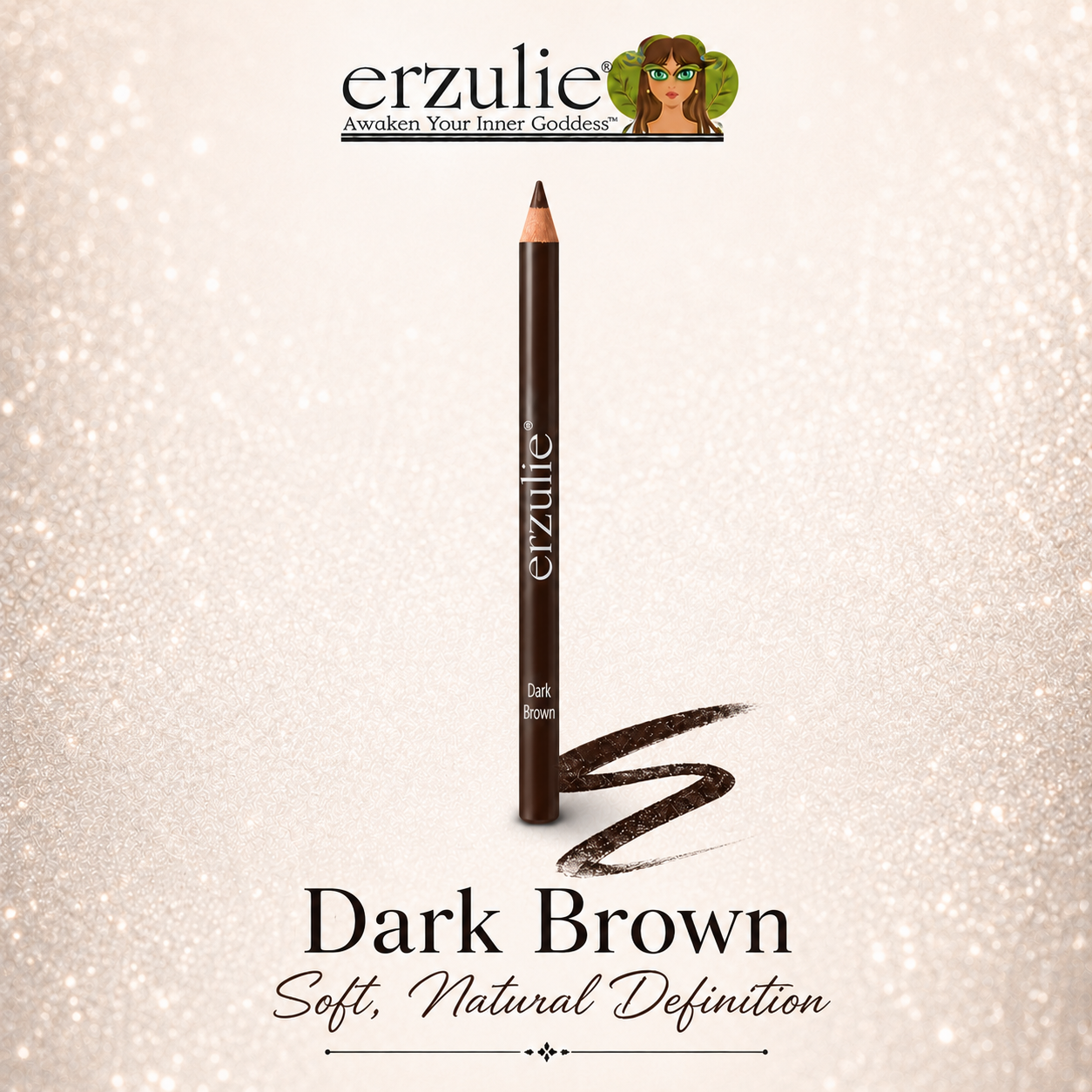Natural Eyeliner Pencils By Erzulie Cosmetics | Thin Wooden Pencils | Easy To Use | Cruelty Free