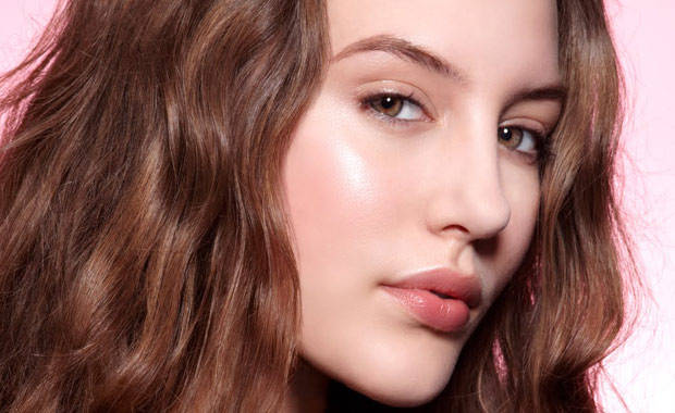 Organic Cream Shimmer Stick Highlighter and Blush in MIA  Acne Safe  Non Toxic Non-comedogenic  Cruelty Free