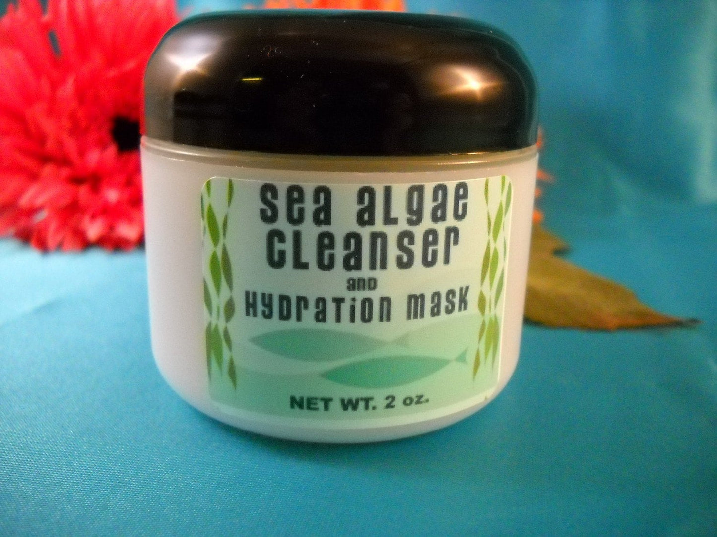Organic Mineral Sea Algae Cleanser and Hydration Mask | Natural Botanical Cleanser | Cruelty Free Skin | Facial Polisher