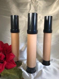 Organic Liquid Foundation in Cool Medium Light  Non-Comedogenic  All Natural Acne Safe Mineral Makeup Non Toxic Cosmetics  Cruelty Free