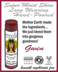 GWEN Organic Lipstick /Cheek Mineral Colorstick |  Cruelty Free Cosmetics | Natural Makeup | Non Toxic Lipstick | Organic Mineral Makeup