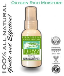 Organic Oxygen Facial Moisturizer with hyaluronic acid | All skin Types Organic/Vegan Lotion