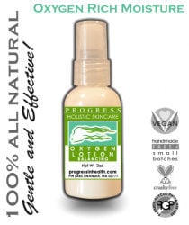 Organic Oxygen Facial Moisturizer Lotion for Normal/Dry/Mature Skin  with hyaluronic acid |  Cruelty Free