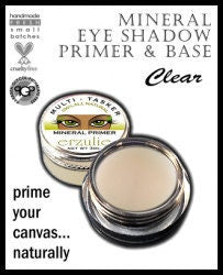 Organic Makeup Primer and Base Medium Eyebrow Wax  turns powders to cream formula Eyeshadows Eyeliner Lipstick Cream Blush  Acne Safe Makeup