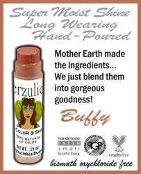 BUFFY Organic Mineral Lipstick Rx Color & Shine | Soft Nude Color Can be used as a Highlighter or Eyeshadow