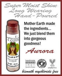 AURORA Organic Lipstick Rx Color & Shine ™ | Gluten Free |  Non Toxic  Moisturizing Lipstick | Cruelty Free Makeup