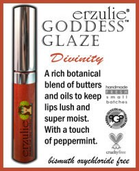 All Natural Mineral Lip Gloss    DIVINITY    Goddess Glaze™   Organic lip gloss  High Shine Lip Color  Cruelty Free lip gloss