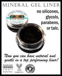 Organic Gel Eyeliner in INTENSE BLACK  Unscented  Natural and Organic Ingredients Easy To Use | NATURAGEL™