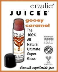 Juicee Tube Caramel Latte Lip gloss | Coral Tint with gold shimmer | Natural lip gloss | High Shine | Non Toxic Lip Gloss