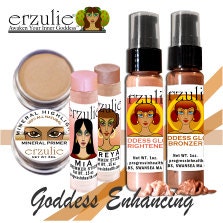 Organic Cream Shimmer Stick Highlighter and Blush in MIA  Acne Safe  Non Toxic Non-comedogenic  Cruelty Free
