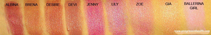 BALLERINA Organic Lipstick and Cream Blush Colorstick Non-Comedogenic | Cruelty Free Cosmetics | Acne Safe Makeup