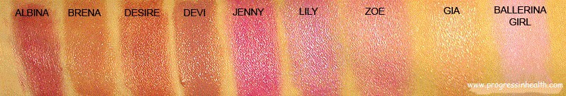 ALBINA Organic Lipstick | Mineral Cream Blush Colorstick | Natural Makeup Non Toxic  Non-Comedogenic  Non GMO Makeup Cruelty Free