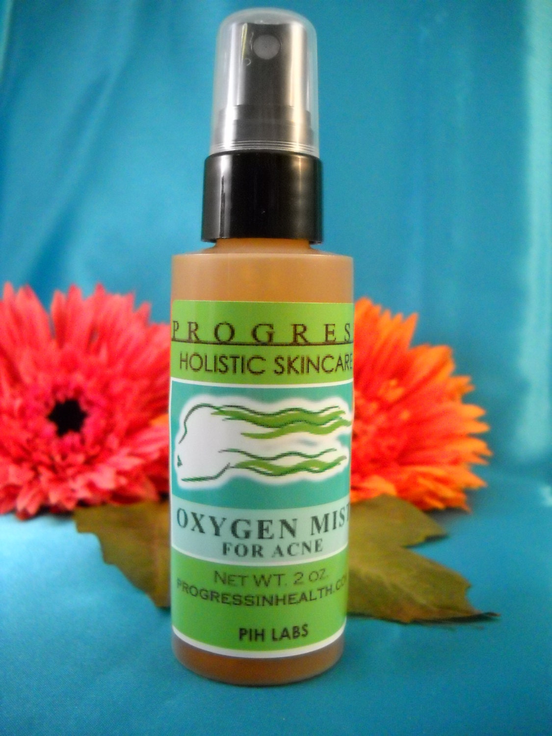 Organic Clarifying Oxygen Facial Mist  with Tea Tree and Neem   Clear Skin Formula Vegan Natural and Organic Skin Care