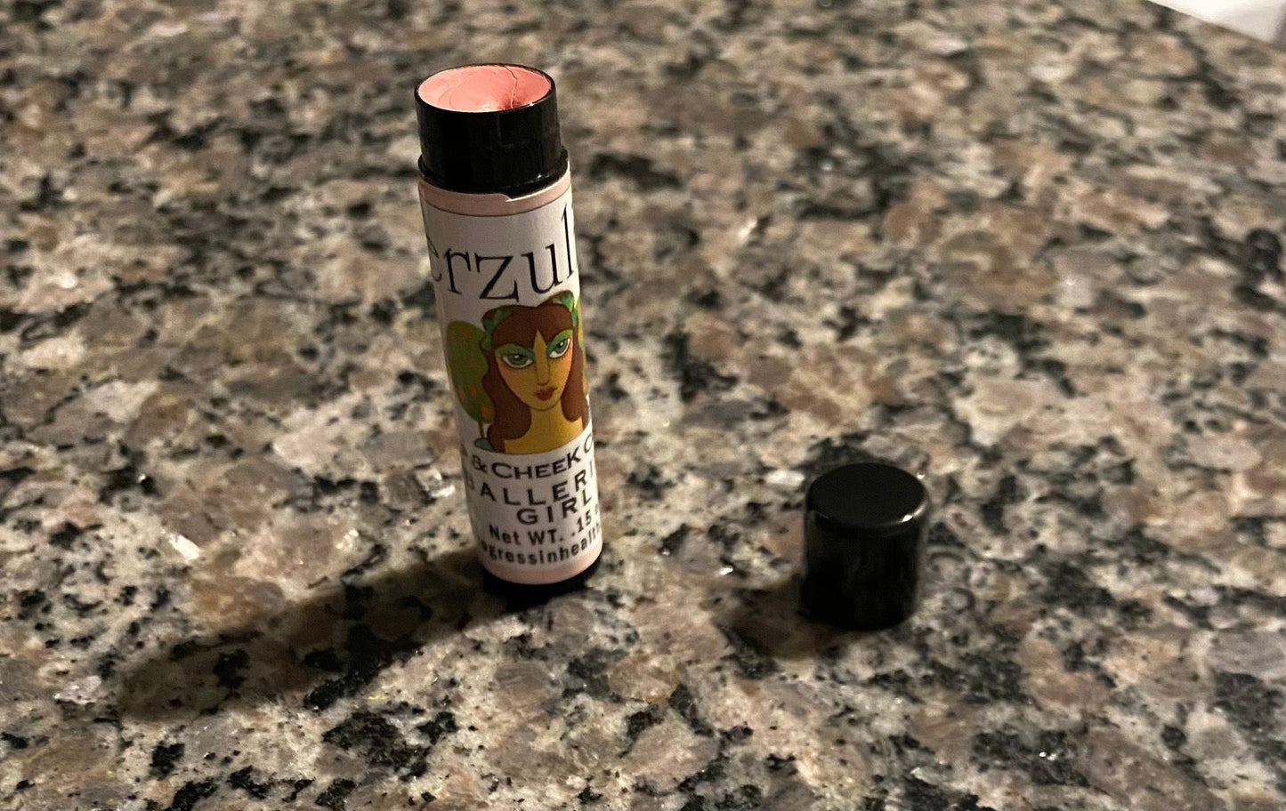 BALLERINA GIRL Organic Cream Blush and lipstick Colorstick  Non-Comedogenic  Non toxic makeup All Natural Blush Non toxic Lipstick