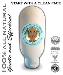Lactic Acid Cleanser | Organic Skin Care Facial Cleanser| Unscented  dry/mature skin | Acne prone and dehydrated skin | Cruelty Free