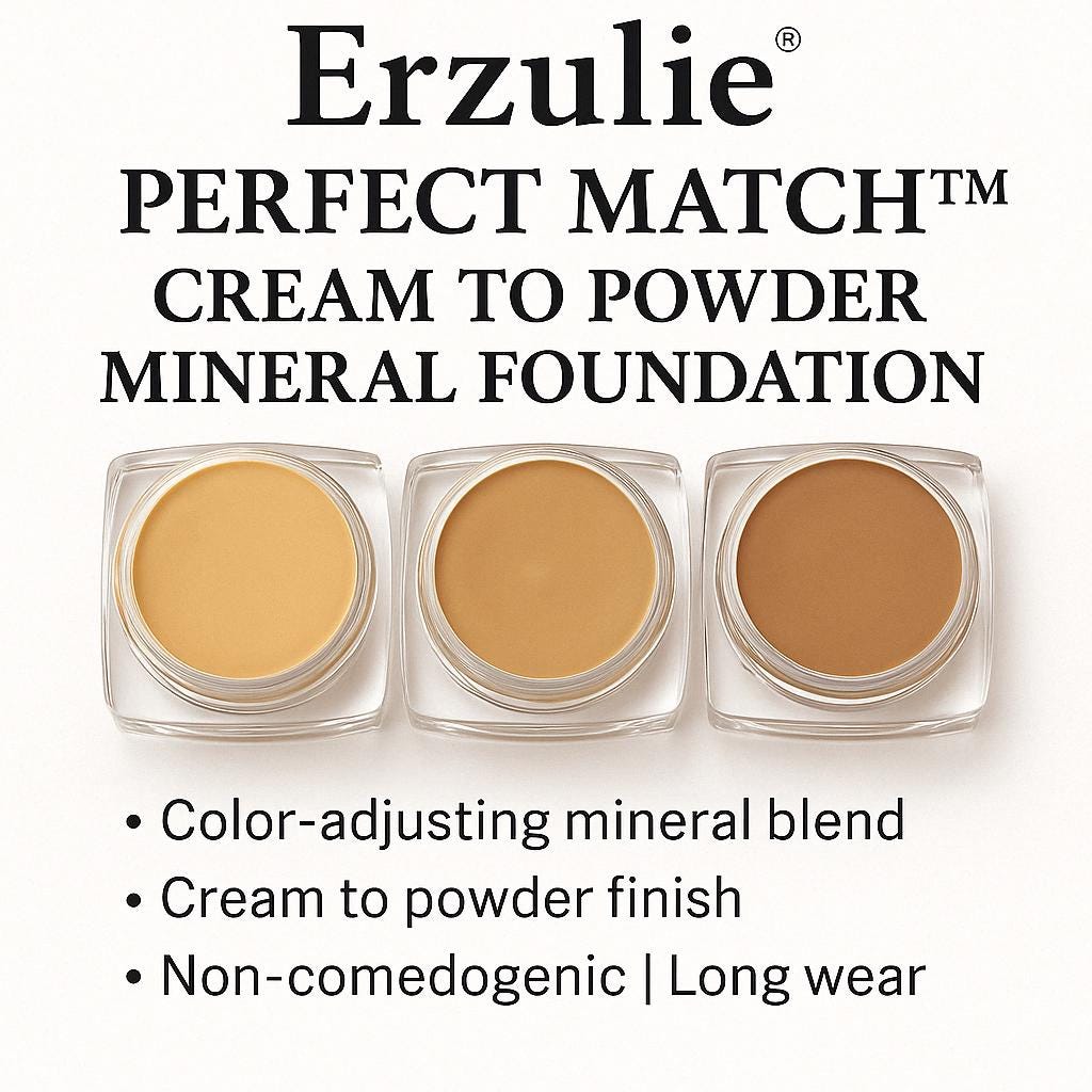 Organic Cream Foundations |  Cruelty Free | Acne Safe Makeup |  Color adjusting minerals | Natural and Non Toxic Foundation