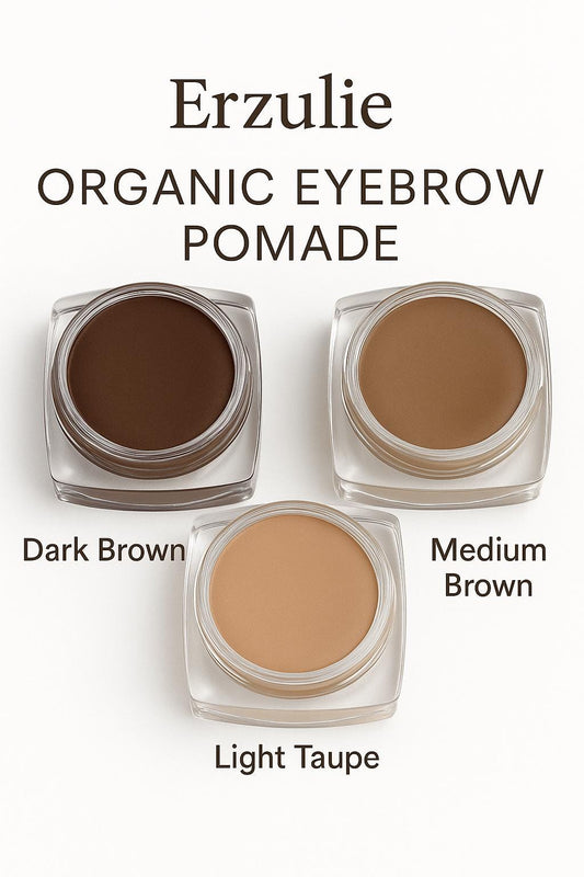 Organic Eyebrow Pomade | Cruelty Free Eyebrow Filler | Long Lasting Natural Eyebrow Pomade | Eyebrow filler | Three Shades