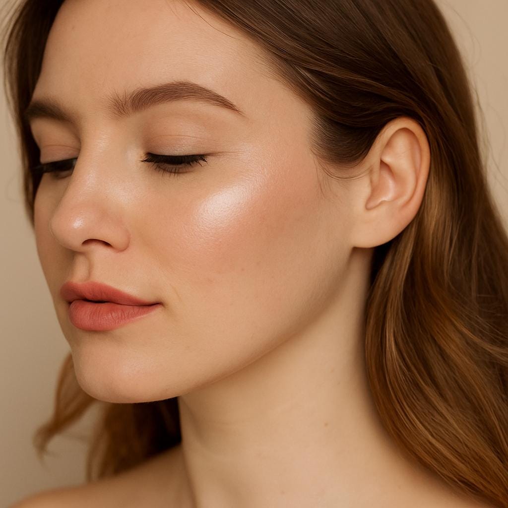 Organic Cream Eyeshadow and Highlighter in WHISPER |Non-comedogenic | Cruelty Free Makeup|  multitasking for cheeks, eyes and lips