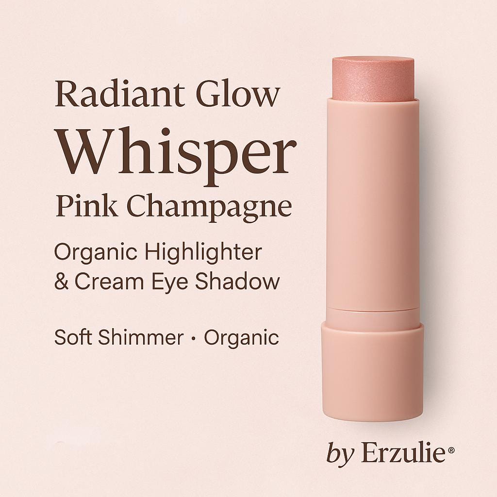 Organic Highlighters |  Cruelty Free | Multi-tasking Makeup |  Clean Beauty | Non Toxic Makeup | All Natural Makeup | Six Shades