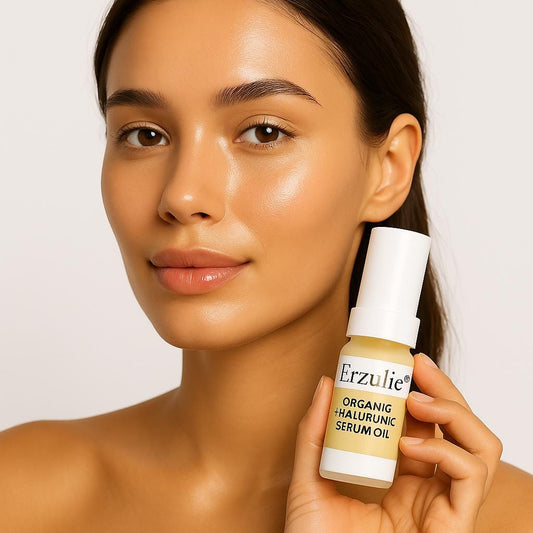Organic Facial Serum Oil | hyaluronic acid| Collagen Boosting | Organic Skin Care | Carrot Seed Oil | Cruelty Free | Vitamin A C E