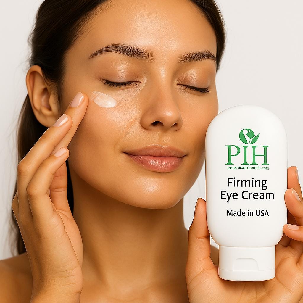 Organic Skin Care| Firming Eye Cream |  Helps reduce puffiness, brightens and soothes  Nourishing and rejuvenating with Hyaluronic Acid