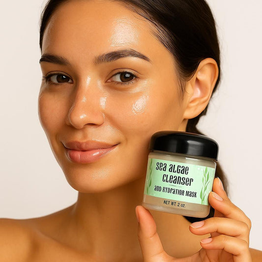 Organic Skin Care | Natural Sea Algae Cleanser and Hydration Mask |  Non Toxic Skin Care | Natural Botanical Cleanser | Clean Beauty