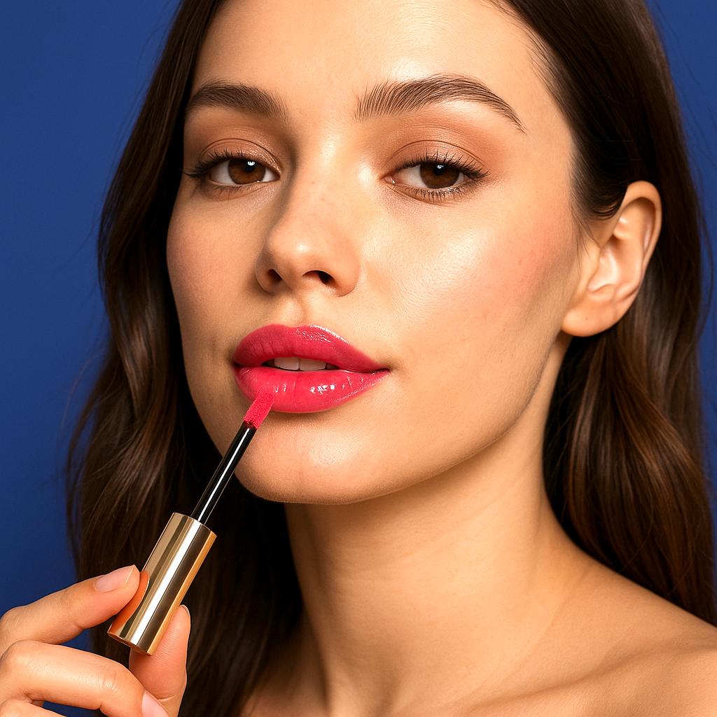 Organic Lip Gloss Coral Pink Goddess Glaze™ CHAKRA  Cruelty Free Non Toxic Makeup  All Natural Lip Gloss bath and beauty