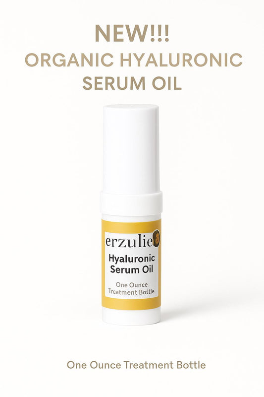 Hyaluronic Facial Serum Oil | Collagen Boosting | Organic Skin Care | Carrot Seed Oil | Cruelty Free | Unscented | Vitamin A C E