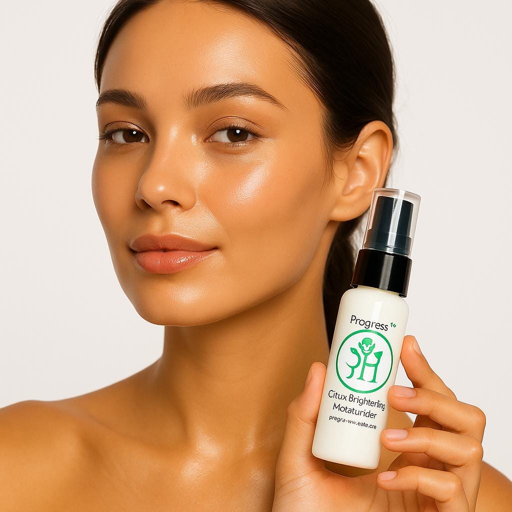 Organic Hyaluronic Serum | Citrus Brightening Facial Serum and Moisturizer all in one | Cruelty Free Cosmetics | Organic Facial Serum