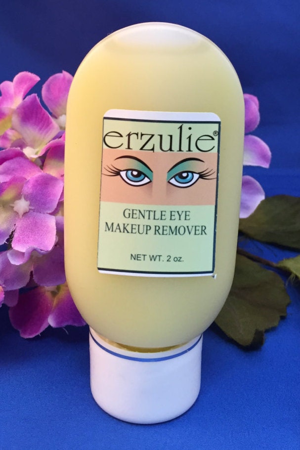 Organic Eye Makeup Remover Gel  Unscented   Vegan Formula   Removes waterproof makeup with ease | Gentle formula