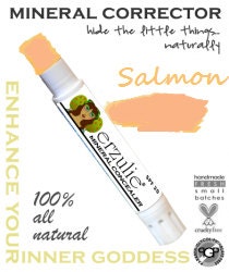 Organic Corrector Stick in Salmon| Natural Makeup| Gluten Free| Acne Safe| Cruelty Free Makeup| Color Adjusting Mineral Blend