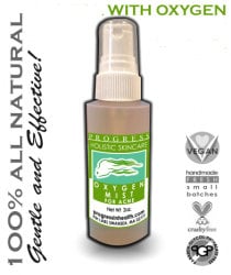 Organic Clarifying Oxygen Facial Mist  with Tea Tree and Neem   Clear Skin Formula Vegan Natural and Organic Skin Care