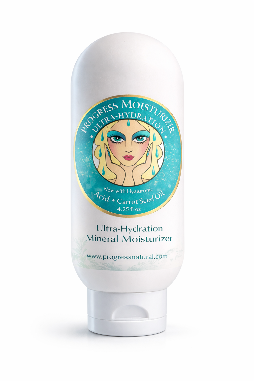 Organic Moisturizer Extra Gentle Ultra- Hydration Moisturizer | hyaluronic acid | Carrot Seed Oil Lactic Acid Free Orange Lavender Vanilla