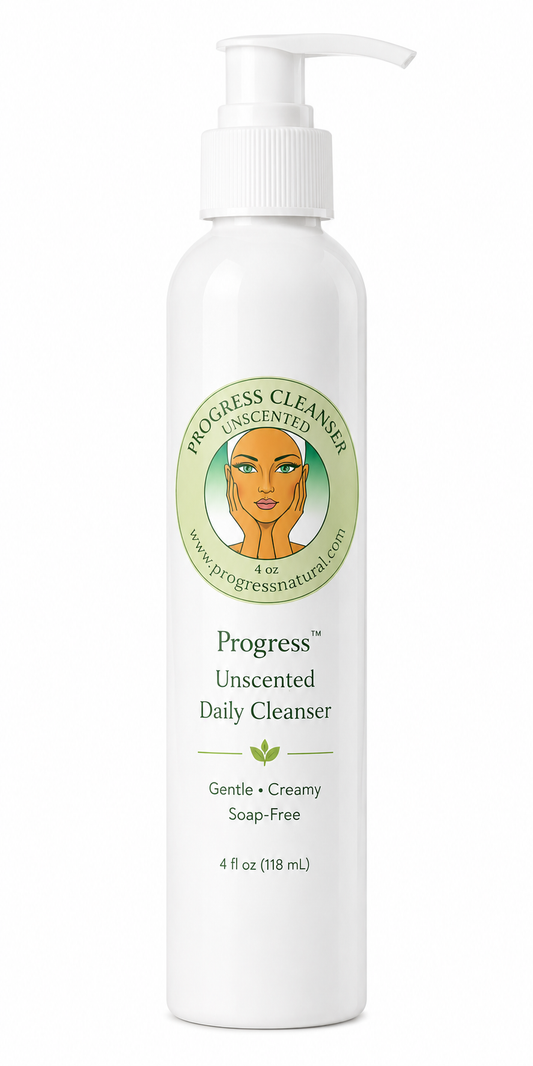 Organic Skincare |  Unscented Daily Cleanser | Vegan | Soap Free  Clear Skin Formula | Non Toxic Cosmetics