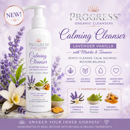 Organic Cleanser | Natural Face Wash | Calming Matcha Turmeric with lactic acid Paraben Free Skincare  Non Toxic  Skincare Vegan (Copy)