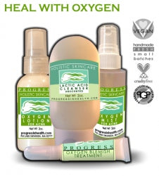 Organic Clarifying Oxygen Acne Skin Care System  | Vegan |  Non Toxic Skin Care | Cruelty Free Cosmetics | Acne | Skin Eruptions