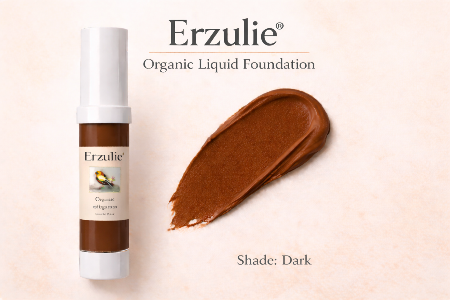 Organic Liquid Foundation • Botanical Blend • Natural Protection • Earth Mineral Cosmetics • Vegan + Organic + Cruelty Free + GMO Free + GF