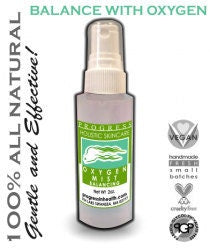 Organic Skin Care | Oxygen Facial Skin Care System with Larger Size Lactic Acid Cleanser  Vegan   Non Toxic SkinCare  Balancing Skin Care