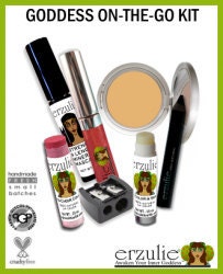 Organic Makeup Goddess On The Go Kit    Non-comedogenic Natural  Mineral Makeup Non Toxic makeup and cosmetics