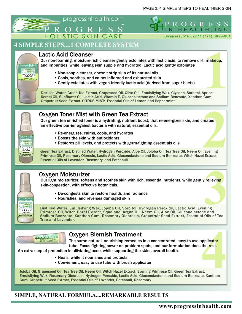 Organic Skin Care Oxygen Clarifying Blemish Treatment Handy Squeeze Tube with radish root extract organic skin care