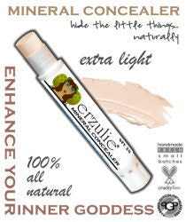 Organic Concealer Stick in Extra Light  Non-Comedogenic makeup  extra coverage | Organic Makeup | Cruelty Free | Clean Beauty