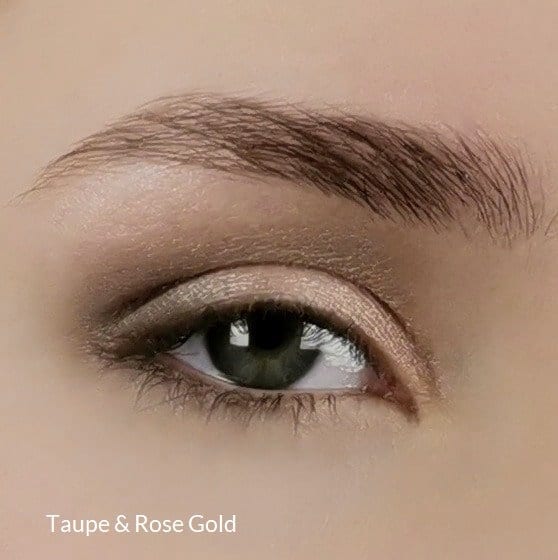 Organic Matte Eyebrow Pomade and Cream Eyeshadows | Medium Brown  Light Taupe| Cruelty Free | Clean Beauty | Eyebrow Makeup | Natural Makeup