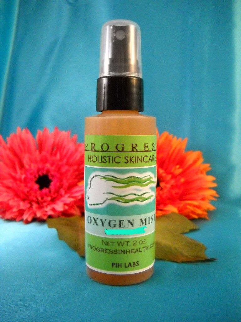 Organic and Natural Clarifying Oxygen  Skin Care System  Non Toxic Skincare  Holistic Formulas  Comes with a reusable zipper pouch