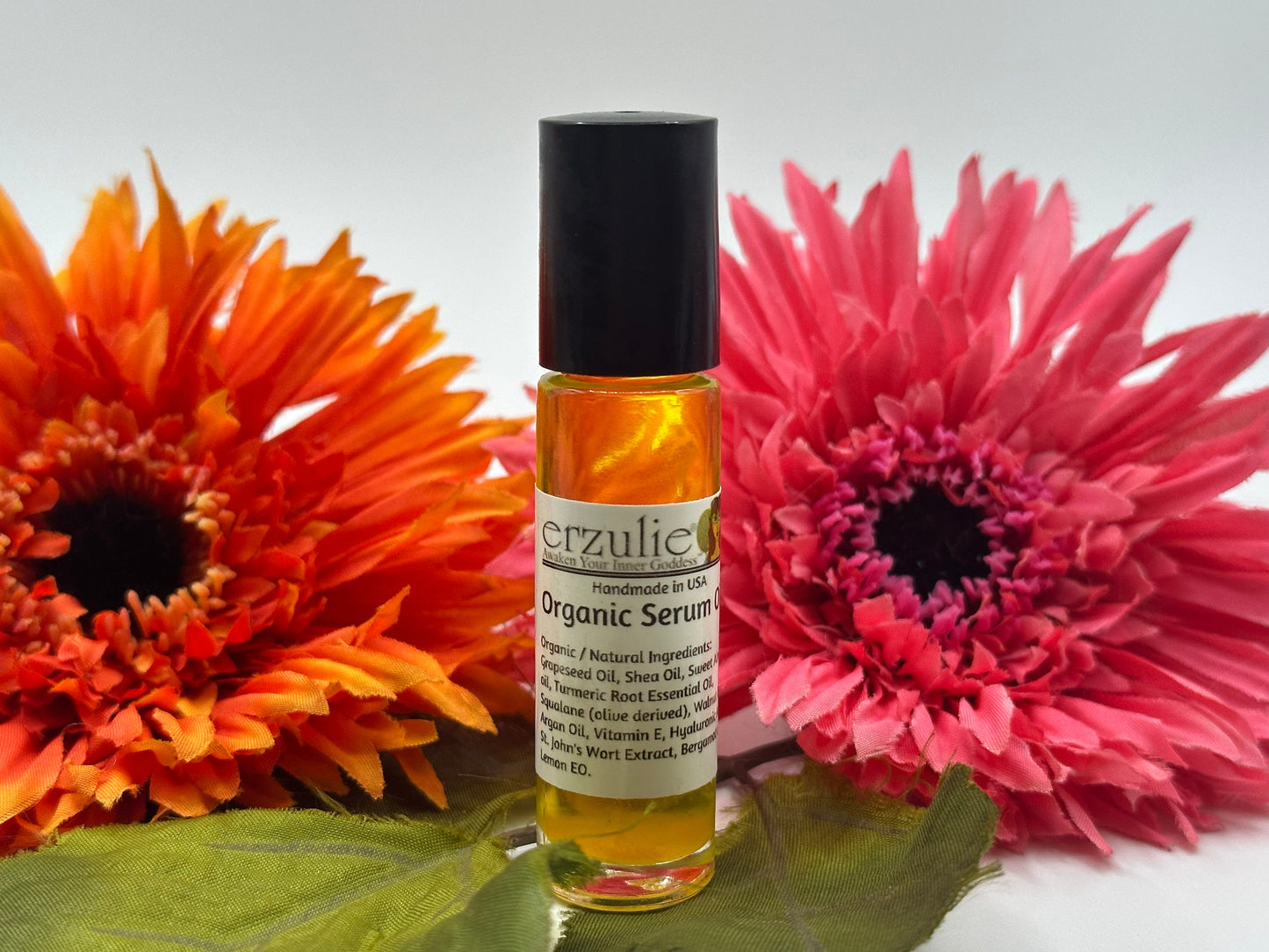 Organic Serum Oil | Rejuvenating| Calming| Acne Safe | Turmeric Oil | Hydrating and Brightening | Clean Beauty | Hyaluronic Acid