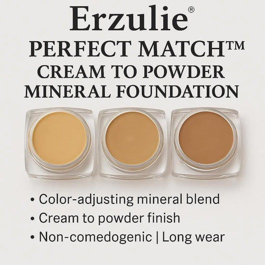 Organic Cream Foundation | MEDIUM |  Cruelty Free | Acne Safe Makeup |  Color adjusting minerals | Natural and Non Toxic Foundation