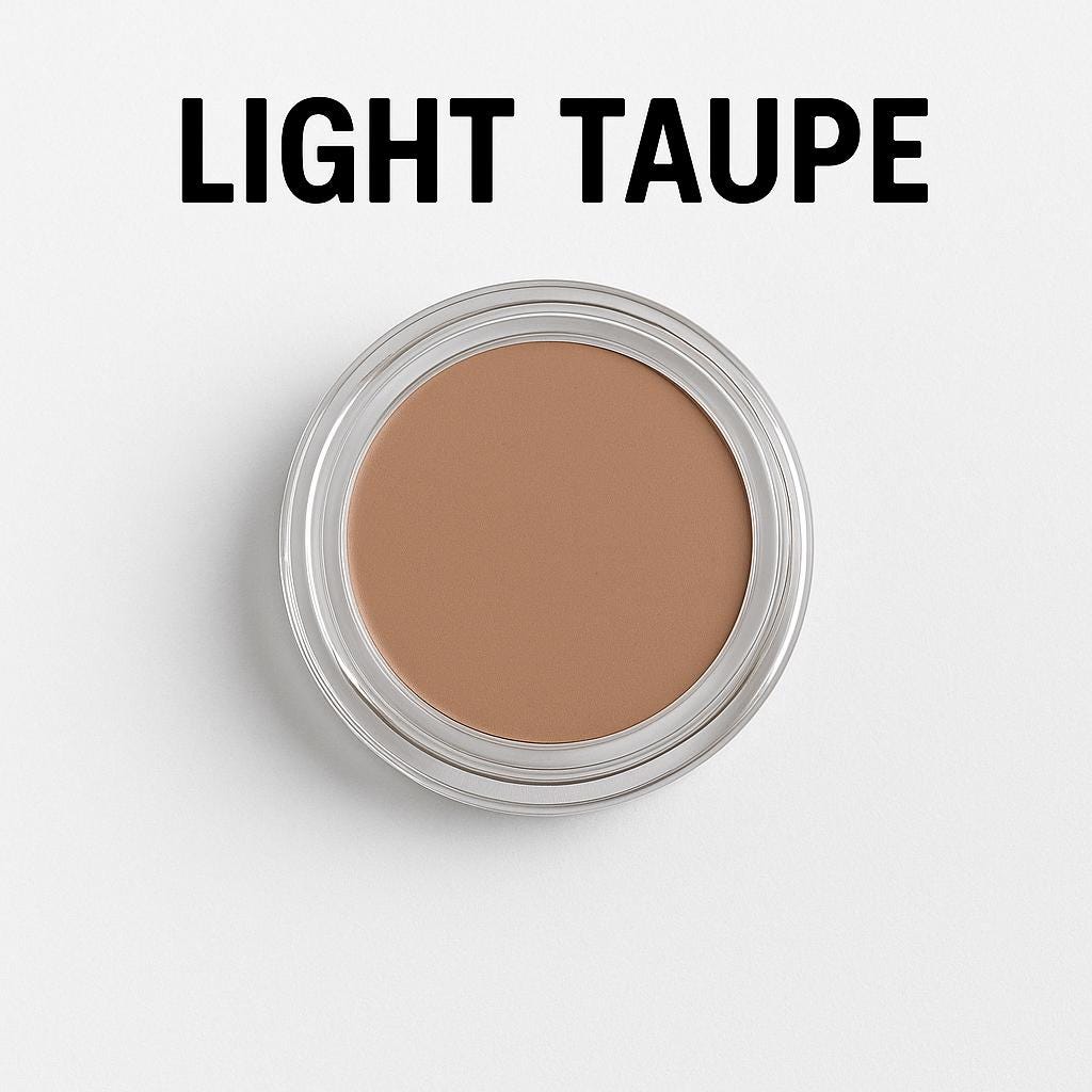 Organic Matte Eyebrow Pomade and Cream Eyeshadow | Medium Brown| Cruelty Free | Clean Beauty | Eyebrow Makeup | Natural Makeup