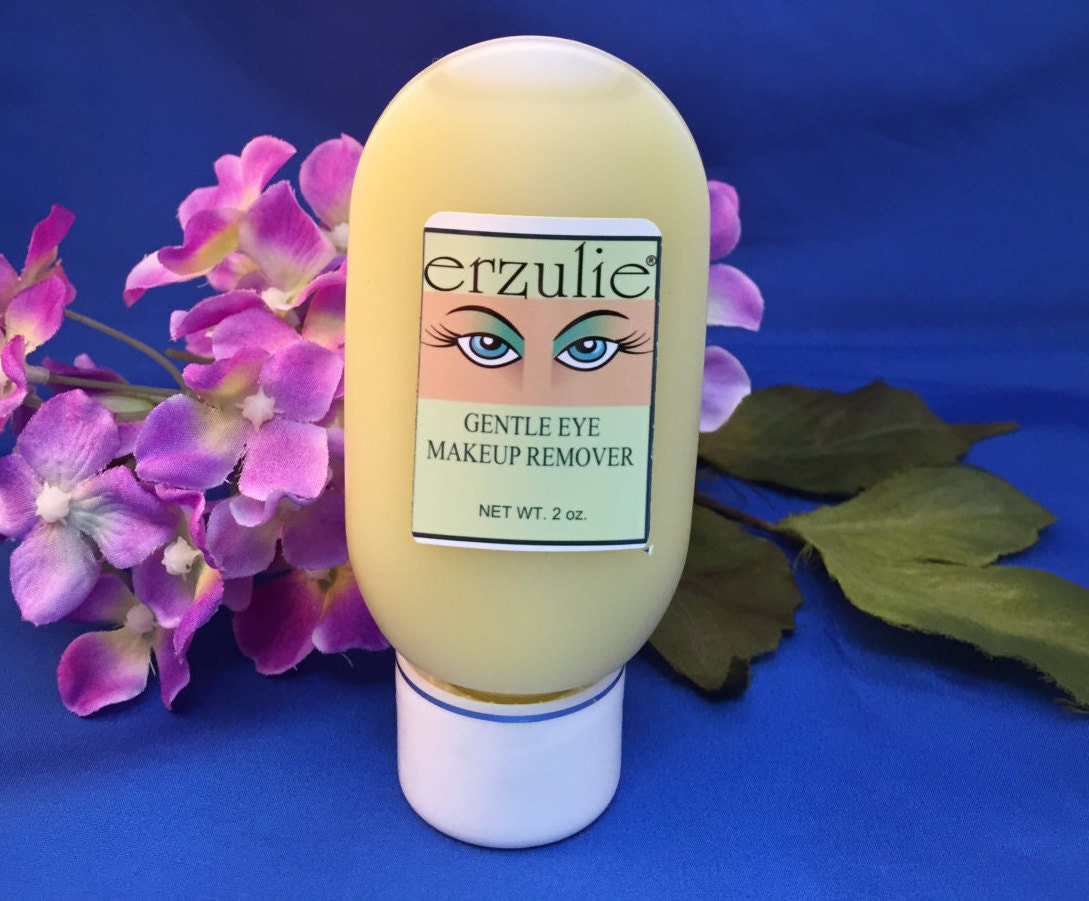 Organic Eye Makeup Remover Gel  |Gently Removes Waterproof Makeup |   Unscented Organic Gluten Free